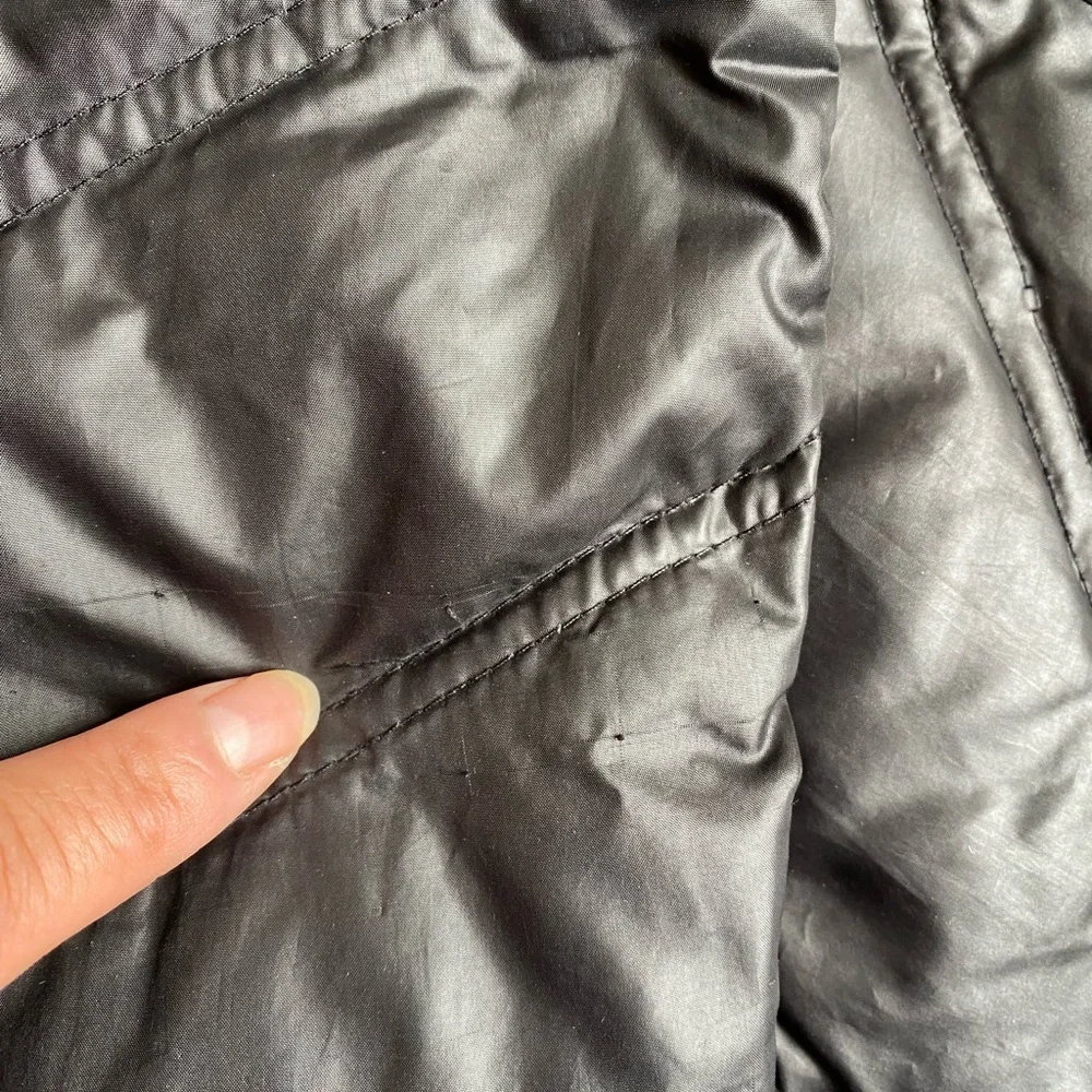 Kenneth Cole Women's Black Puffer Jacket Size L Fillig: 90% Duckdown - Picture 5 of 8